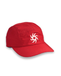 Gorra 5 Paneles — Rojo Fuego