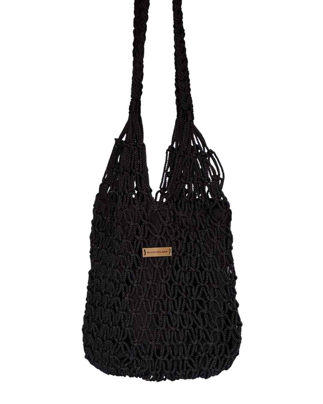 Bolso Macramé Negro