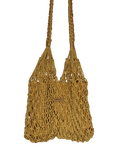 Bolso Macramé Mostaza