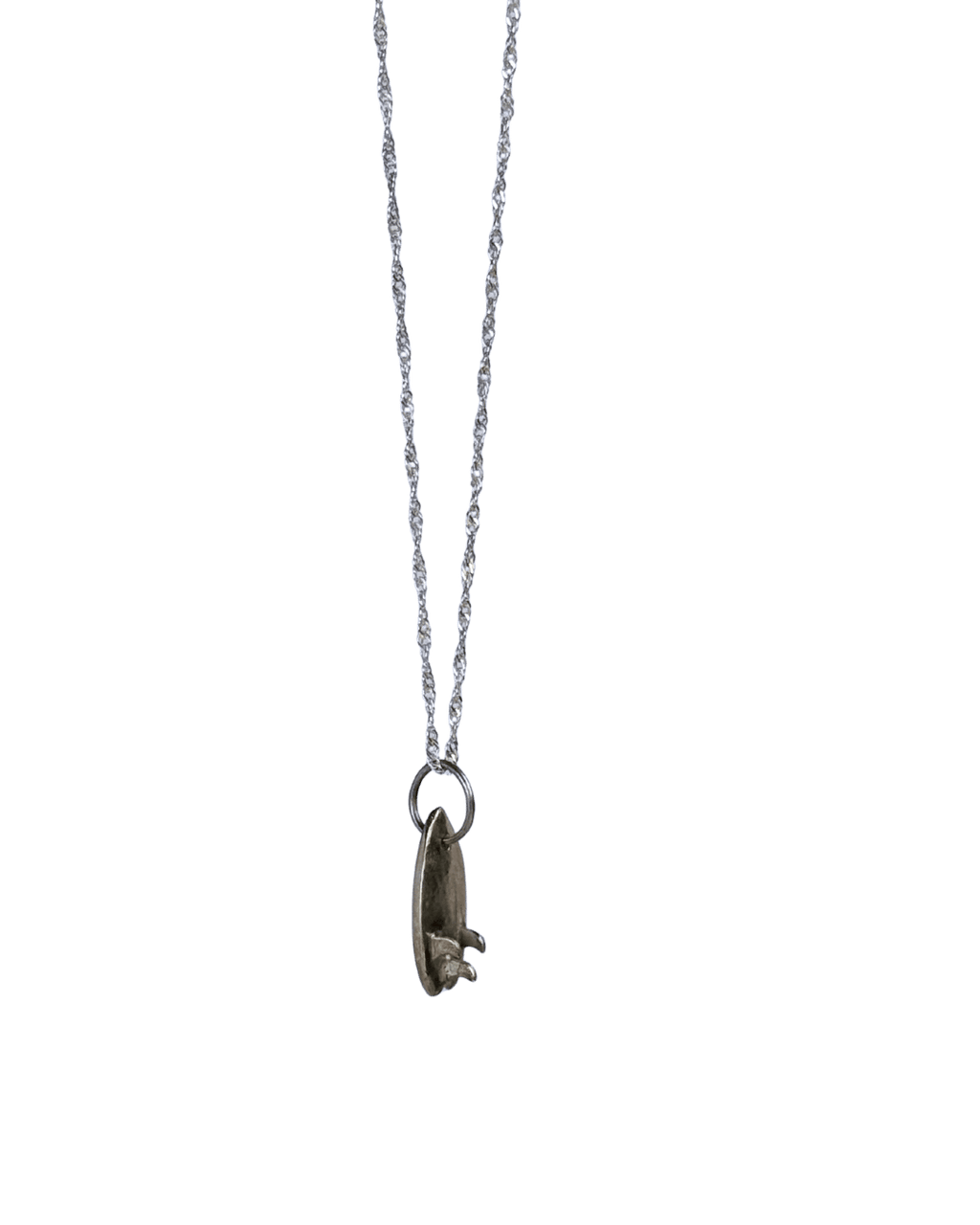 Cadena Tabla de Surf en Plata 925