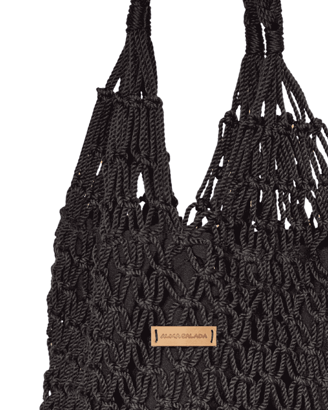 Bolso Macramé Negro