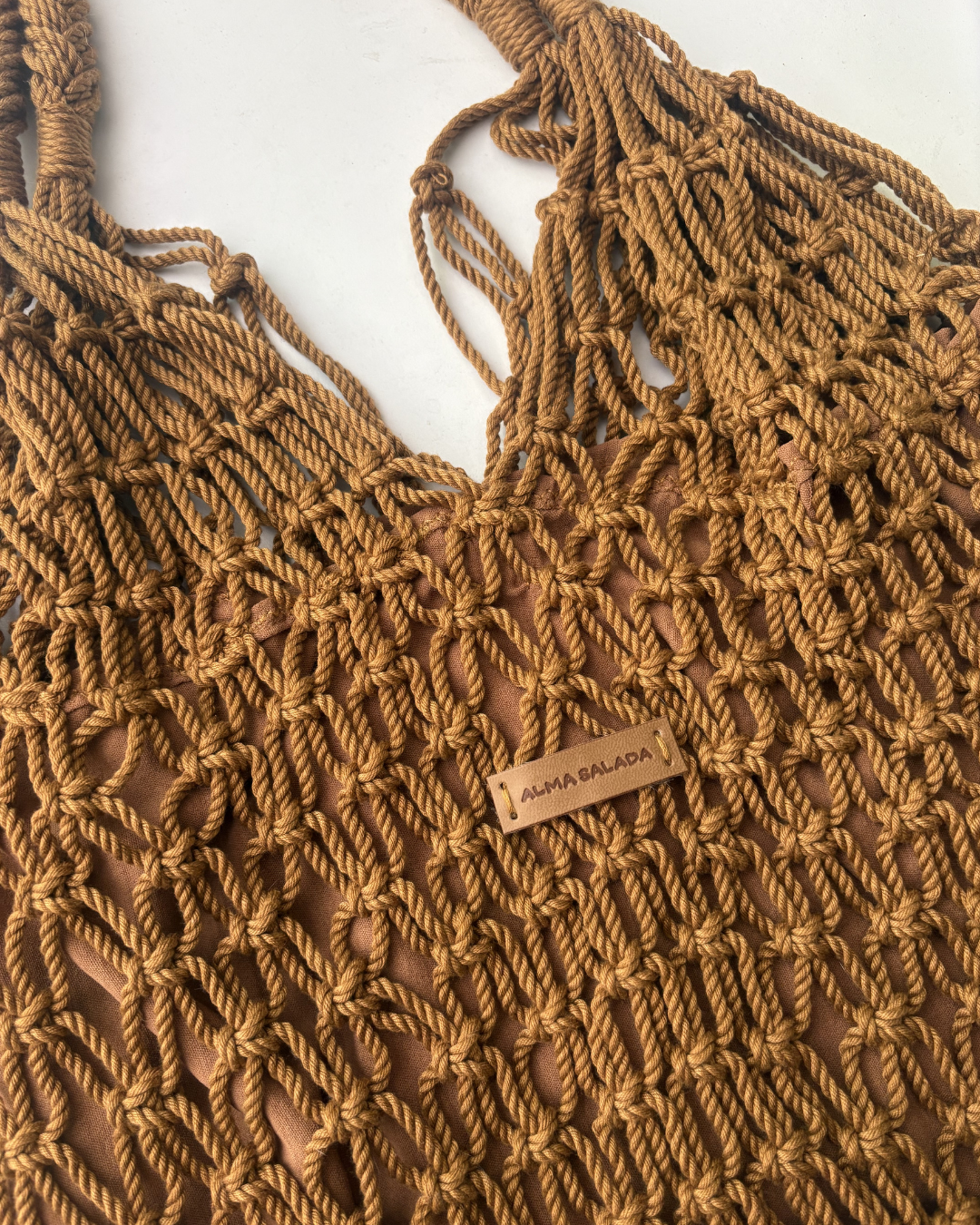 Bolso Macramé Café Moca